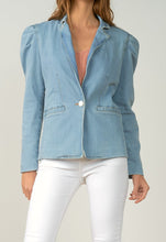 Load image into Gallery viewer, Elan - Puff Slv Denim Jacket  Final Sale Item!