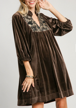 Load image into Gallery viewer, Umgee -High Neck Mini Dress Final Sale Item
