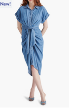 Load image into Gallery viewer, Steve Madden - Tori Dress Chambray FINAL SALE ITEM