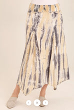 Load image into Gallery viewer, Wearables By XCVI - Triste Linen Bohemian Sharkbite Maxi Skirt FINAL SALE ITEM