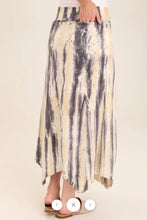 Load image into Gallery viewer, Wearables By XCVI - Triste Linen Bohemian Sharkbite Maxi Skirt FINAL SALE ITEM