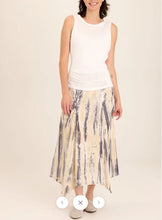 Load image into Gallery viewer, Wearables By XCVI - Triste Linen Bohemian Sharkbite Maxi Skirt FINAL SALE ITEM