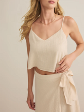 Load image into Gallery viewer, Z Supply - Sabel Textured Cotton Cropped Tank FINAL SALE ITEM