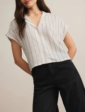 Load image into Gallery viewer, Z Supply - Parallel Striped Linen Top