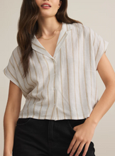 Load image into Gallery viewer, Z Supply - Parallel Striped Linen Top