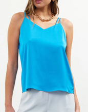 Load image into Gallery viewer, Skies Are Blue- Recycled Double Strap Cami