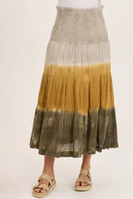 Load image into Gallery viewer, Wearables By XCVI - Paigene Gauze Tiered Skirt FINAL SALE ITEM