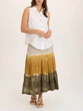 Load image into Gallery viewer, Wearables By XCVI - Paigene Gauze Tiered Skirt FINAL SALE ITEM