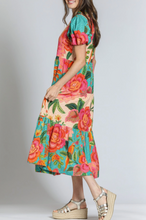 Load image into Gallery viewer, AP.NY - Mixed Print Long Tiered Dress