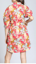 Load image into Gallery viewer, AP.NY - Belted Dress With Puff Sleeves