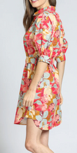 Load image into Gallery viewer, AP.NY - Belted Dress With Puff Sleeves