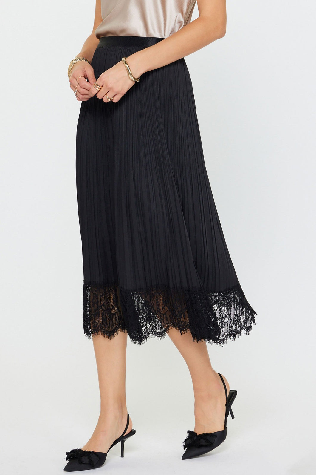 Current Air - Black Lace Skirt