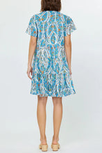 Load image into Gallery viewer, Current Air - Ruffled Neck Mini Tiered Dress