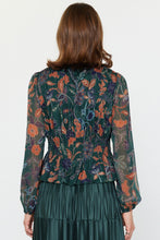 Load image into Gallery viewer, Current Air- Long Sleeve Key-hole Neck Shirt