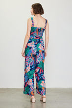 Load image into Gallery viewer, Skies Are Blue- Ula Tropical Print Smocked Jumpsuit