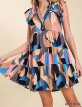 Load image into Gallery viewer, Umgee - Abstract Print Dress - Final Sale Item!