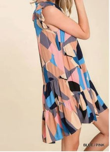 Umgee - Abstract Print Dress - Final Sale Item!