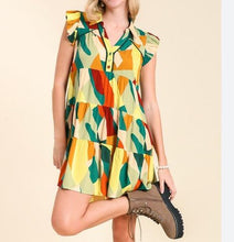 Load image into Gallery viewer, Umgee - Abstract Print Dress - Final Sale Item!