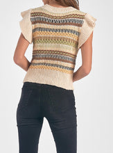 Load image into Gallery viewer, Elan -Crew Neck Cap Slv  Sweater  Final Sale Item!