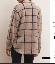 Load image into Gallery viewer, Z Supply -Plaid Tucker Coat Final Sale Item!
