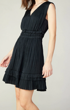 Load image into Gallery viewer, Current Air -Aurora Crinkle Pleated Mini Dress FINAL ITEM