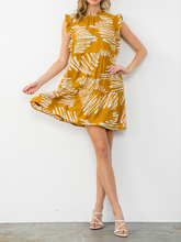 Load image into Gallery viewer, THML Clothing - Flutter Sleeve Tiered Dress