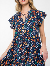 Load image into Gallery viewer, THML Clothing - Flutter Sleeve Print Dress FINAL SALE ITEM