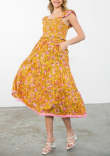 Load image into Gallery viewer, THML Clothing - Floral Tiered Dress FINAL SALE ITEM