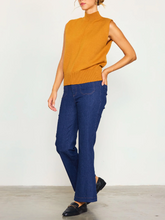 Load image into Gallery viewer, Skies Are Blue- Mock Neck Sleeveless Knit Top