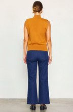 Load image into Gallery viewer, Skies Are Blue- Mock Neck Sleeveless Knit Top