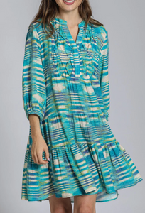 AP.NY - Tiered Dress With Tucked Bodice Details