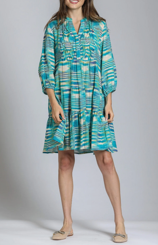 AP.NY - Tiered Dress With Tucked Bodice Details