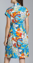 Load image into Gallery viewer, AP.NY - Short Sleeve Shirt Dress With Self Tie