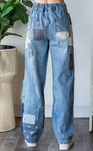 Load image into Gallery viewer, Oli &amp; Hali - Washed Patchwork Detail Jeans