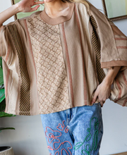 Load image into Gallery viewer, OLI &amp; HALI - WASHED VERTICAL STRIPE TOP