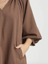 Load image into Gallery viewer, Umgee - Split V Neck Dress