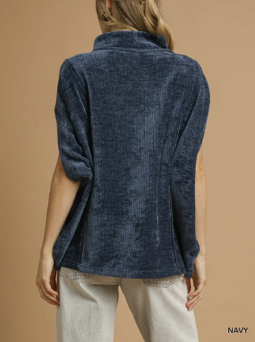 Umgee Clothing- Soft Knit Pullover Poncho Top