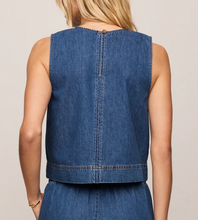 Load image into Gallery viewer, Z Supply - Sun Seeker Denim Cropped Tank