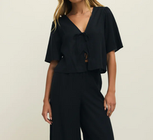 Load image into Gallery viewer, Z Supply - La Belle Linen Cropped Top