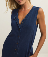 Load image into Gallery viewer, Z Supply - Fiona Jersey Denim Jumpsuit