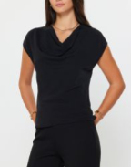 Load image into Gallery viewer, Current Air - Draped Cowl Neck Blouse