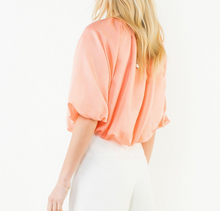 Load image into Gallery viewer, THML - Short Sleeve Gathered Neck Top