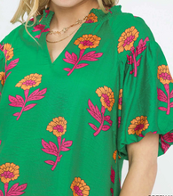 Load image into Gallery viewer, Umgee - Block Print Floral Top