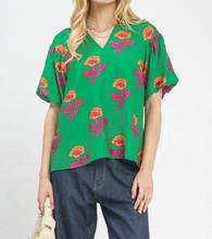 Load image into Gallery viewer, Umgee - Block Print Floral Top
