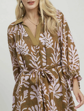 Load image into Gallery viewer, Umgee - Botanical Belted Midi Dress