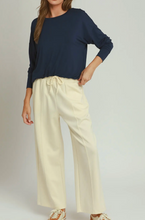 Load image into Gallery viewer, Umgee -  Double Lined Bamboo Bubble Hem Long Sleeve Top