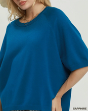 Load image into Gallery viewer, Umgee - Relaxed Dolman Sleeve Knit Sweater