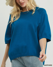 Load image into Gallery viewer, Umgee - Relaxed Dolman Sleeve Knit Sweater