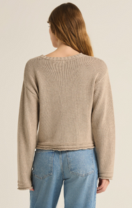 Z Supply -Emerson Sweater Oatmeal Heather