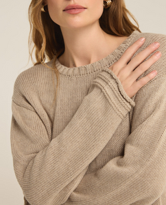 Z Supply -Emerson Sweater Oatmeal Heather